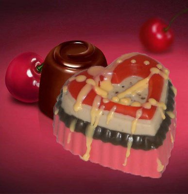 Масло сладкого миндаля, аромат вишни, тонкий аромат шоколада, карамель. Вес мыла 110 г
